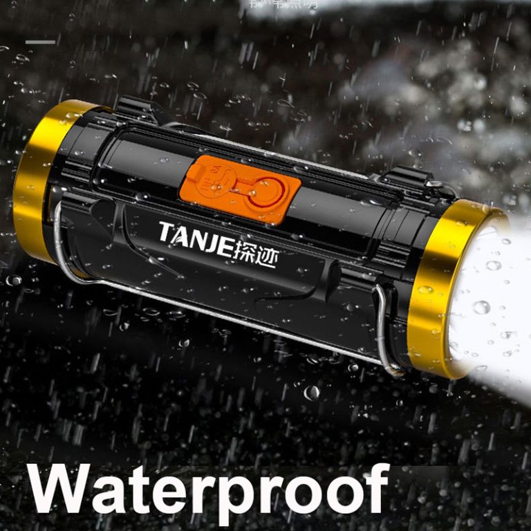 New-Arrival-Yellow-White-Light-LED-Flashlight-Outdoor-Work-Light-USB-Rechargeable-Flashlights-Waterproof-Torch-Searchlight